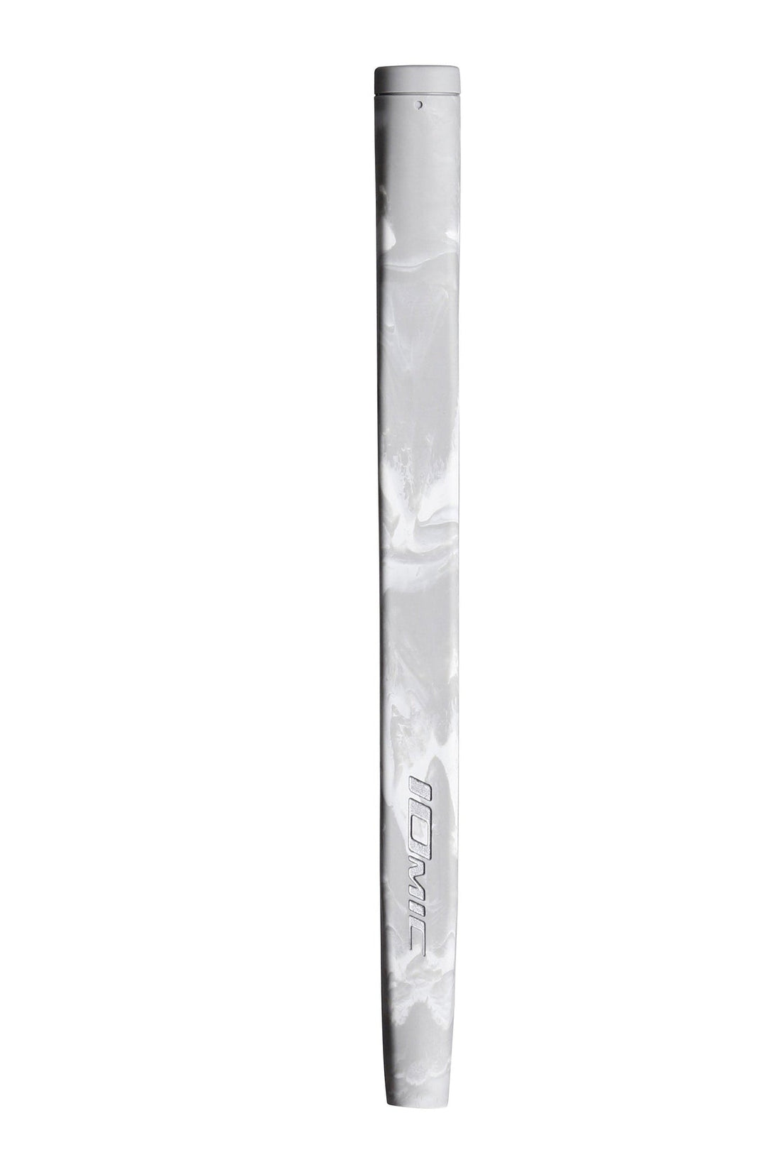 White golf club grip with textured surface and ’nordic’ branding.