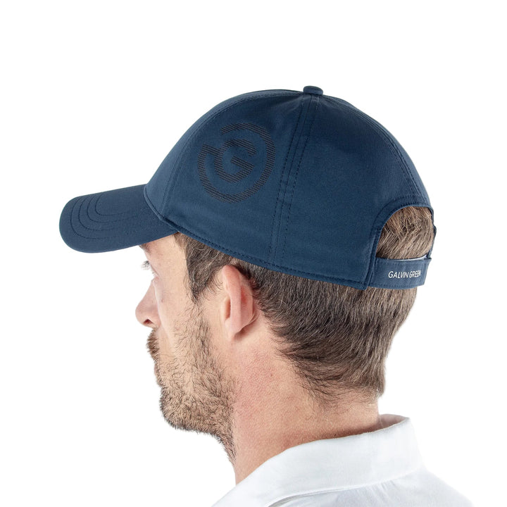 Navy Galvin Green Sanford Logo Golf Cap with Adjustable Strap