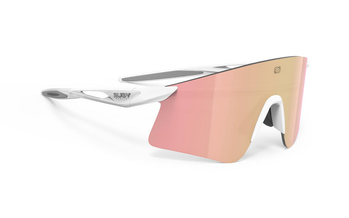 Rudy Project Astral X silver rose gold reflective lens sunglasses