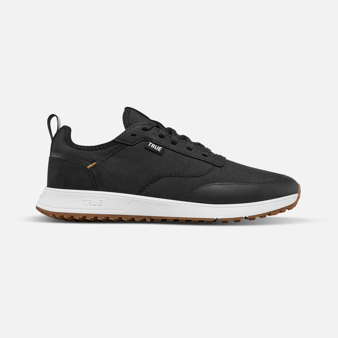 Tru Linkswear Men's Golf Shoes | All Day Ripstop v2 | Natural Black