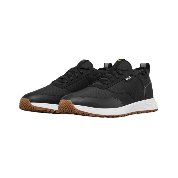 Tru Linkswear Men's Golf Shoes | All Day Ripstop v2 | Natural Black