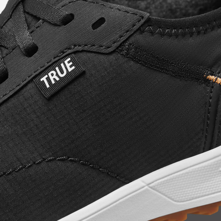 Tru Linkswear Men's Golf Shoes | All Day Ripstop v2 | Natural Black
