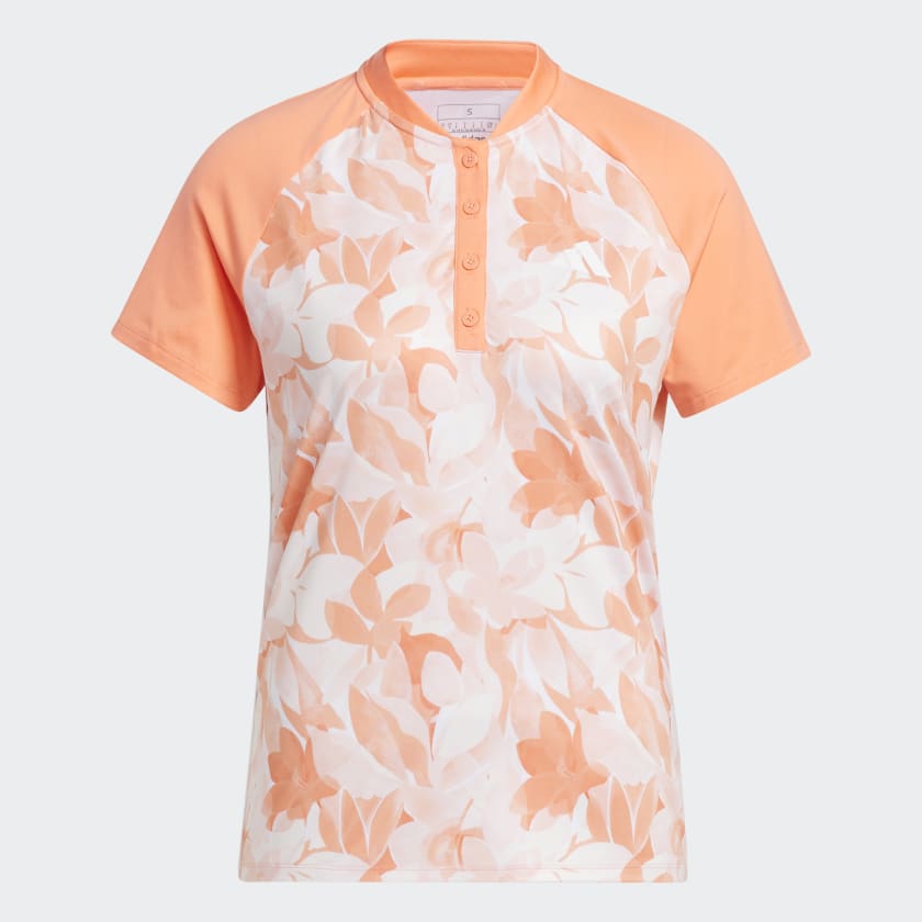 Women's floral polo shirts discount