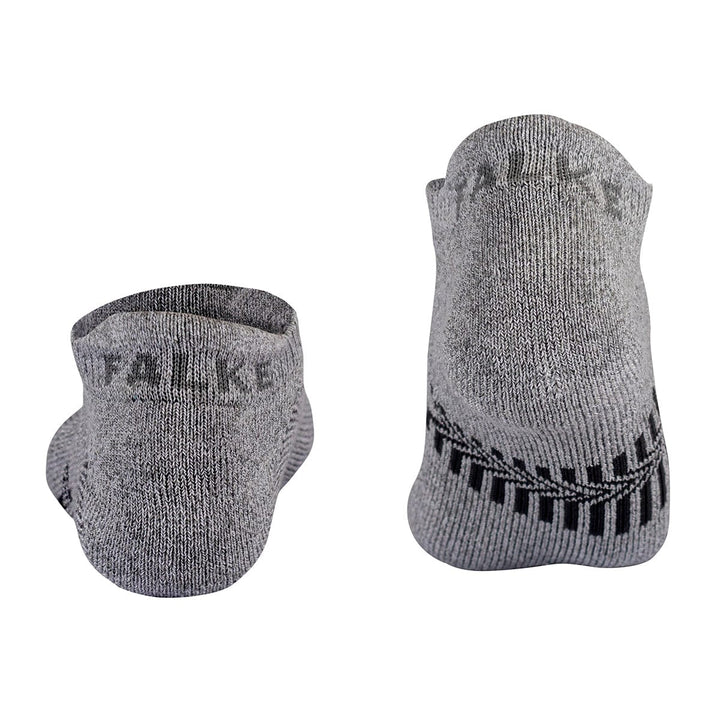 Gray and black Falke Golf Socks Hidden Cool ankle socks
