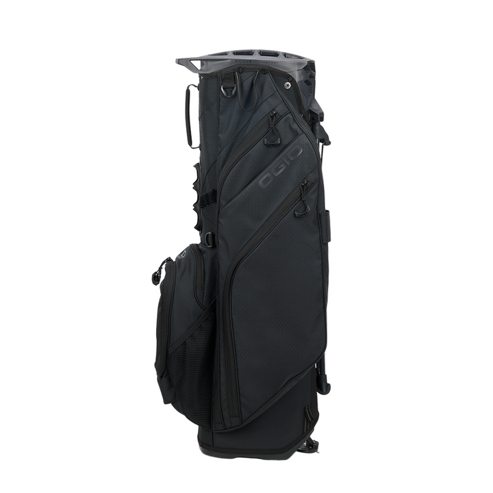 Ogio Woode Hybrid Stand Bag in black with silver accents