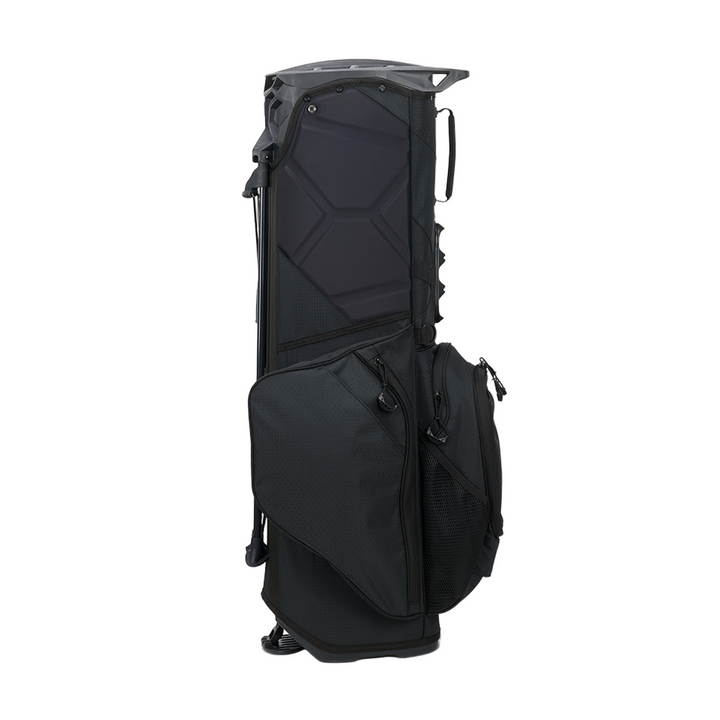 Ogio Woode Hybrid Stand Bag in black with compartments and rain cover