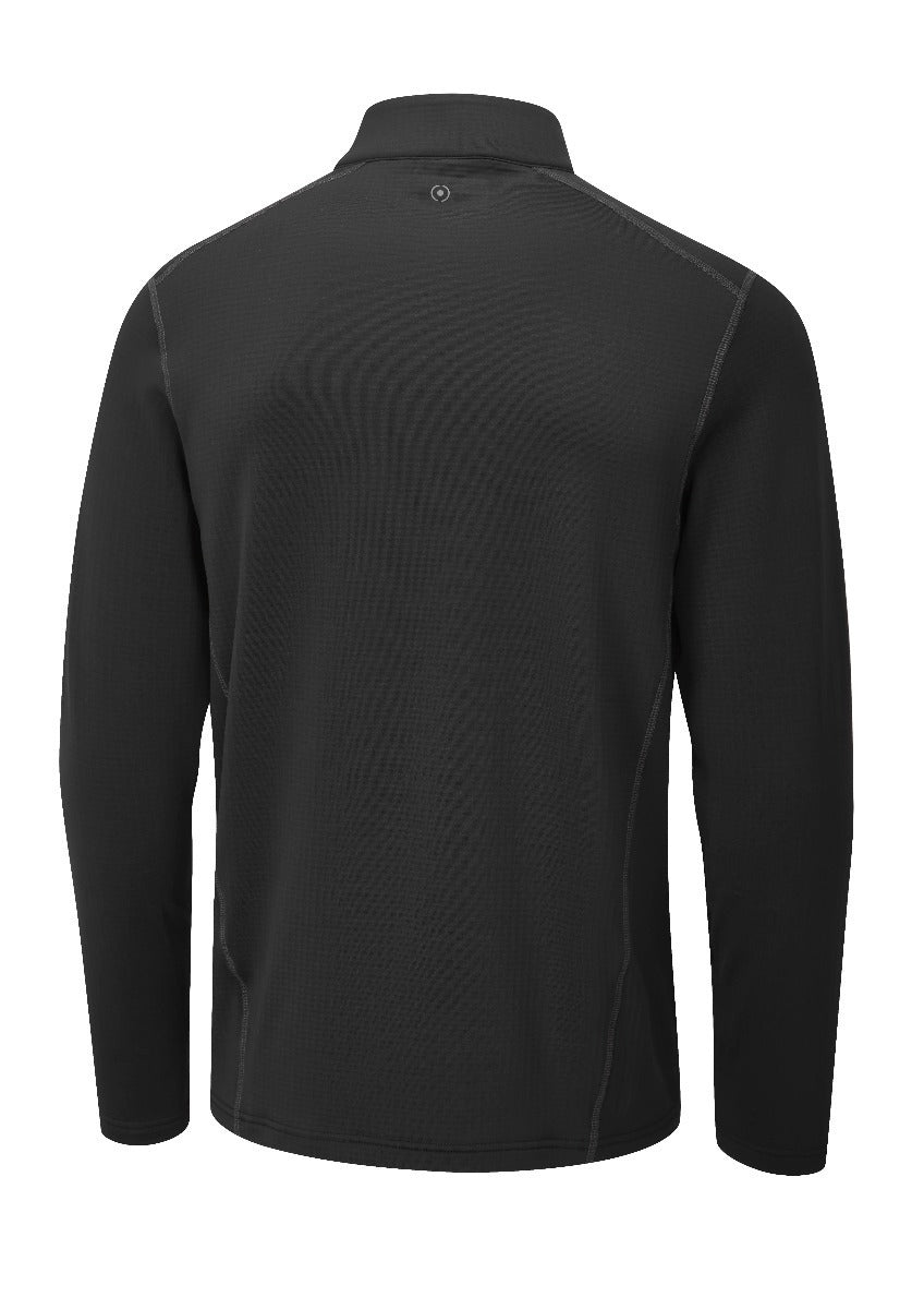 Black Ping Edwin Midlayer quarter-zip pullover jacket