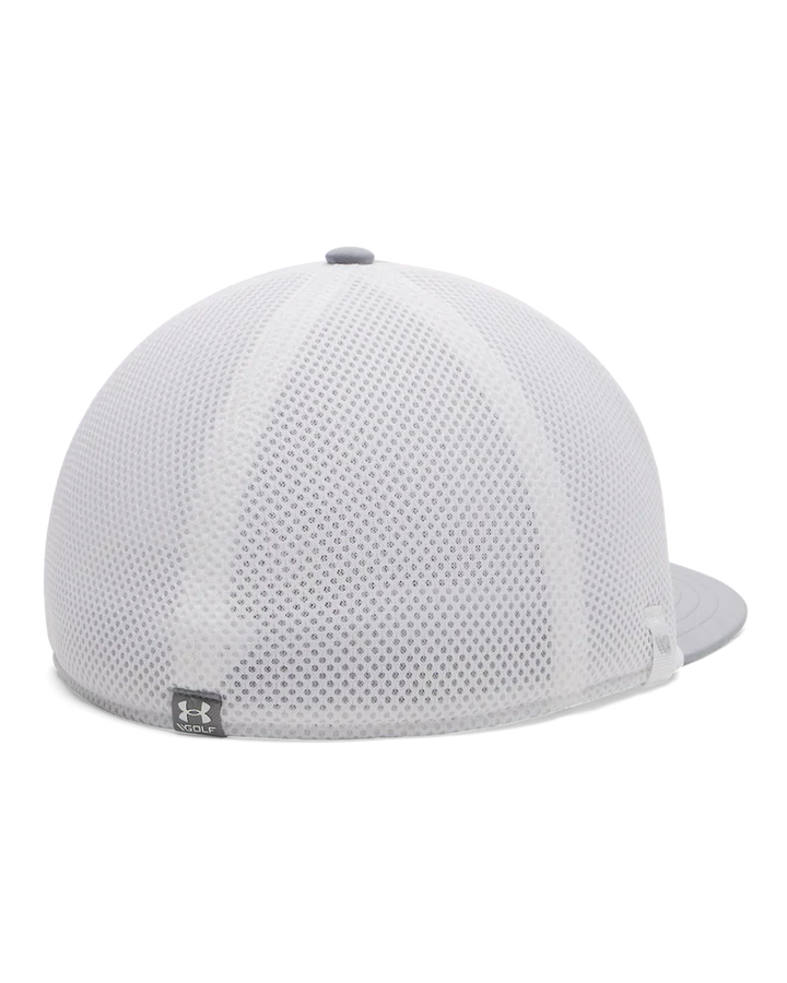 Under Armour Mens ISO Chill Drive Low Stretch Fit white mesh cap with black logo