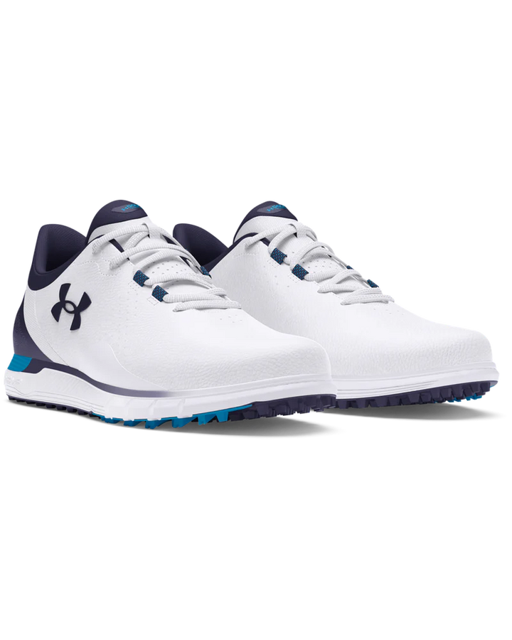 Under Armour Men`s Shoe | Drive Fade Spikeless | WhiteNavy/Blue