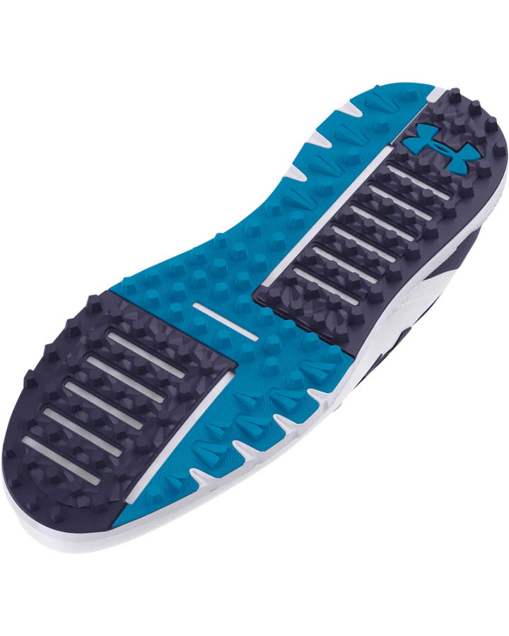 Under Armour Men`s Shoe | Drive Fade Spikeless | WhiteNavy/Blue