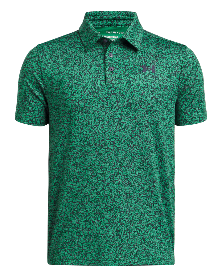 Under Armour Junior Golf Shirt | Polo | Green/Black