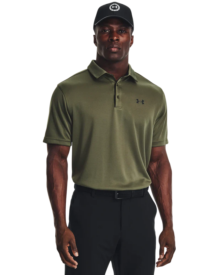 Under Armour Men's Golf Shirt | Tech Polo | Marine OD Green