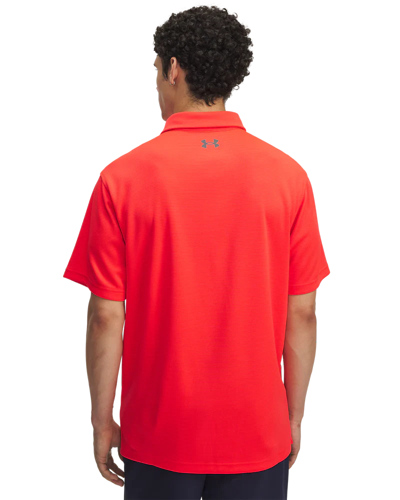 Under Armour Men's Golf Shirt | Tech Polo | Racer Red
