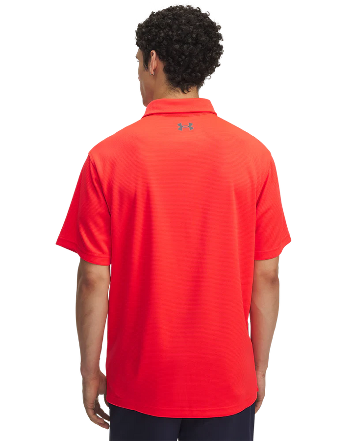 Under Armour Men's Golf Shirt | Tech Polo | Racer Red