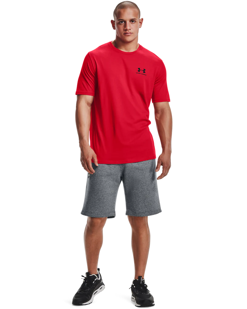 Under Armour Men`s Golf Shirt | Sportstyle Logo LC SS | Red