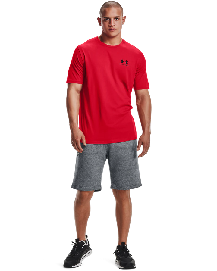 Under Armour Men`s Golf Shirt | Sportstyle Logo LC SS | Red