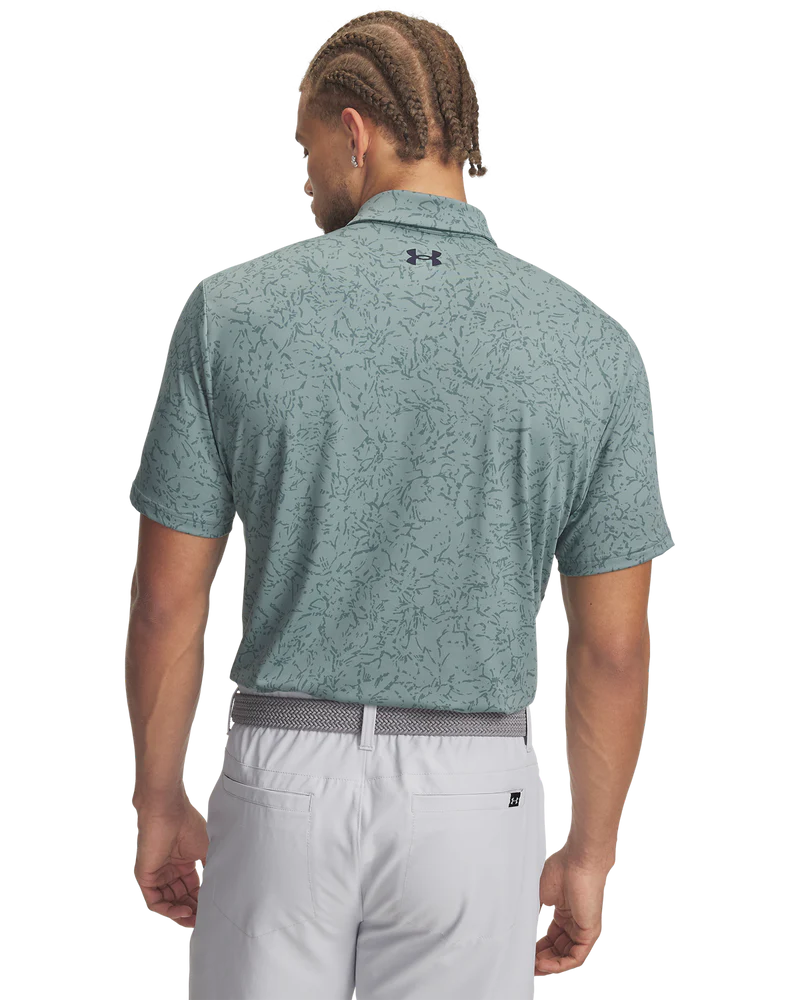 Under Armour Men's Golf Polo | Playoff 3.0 Printed Polo | Serpentine
