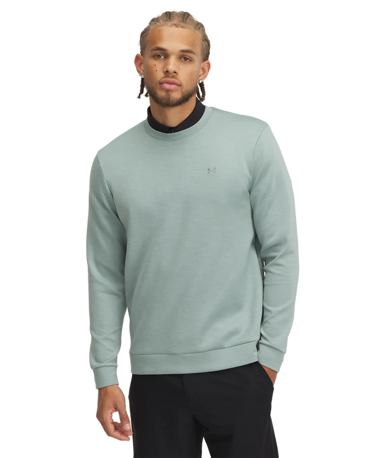 Under Armour Men's Golf Jersey | Midlayer Crew | Sage