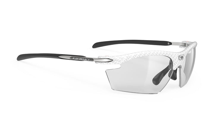 Rudy Project Rydon black and white textured acetate sunglasses