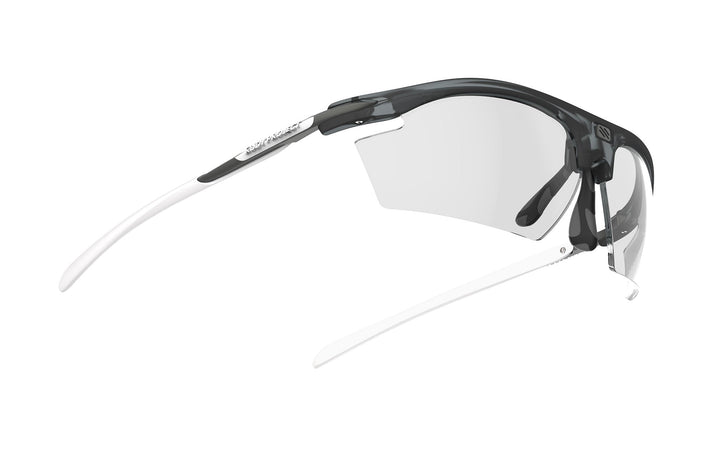 Rudy Project Rydon Slim black and white Oakley sunglasses with clear lenses