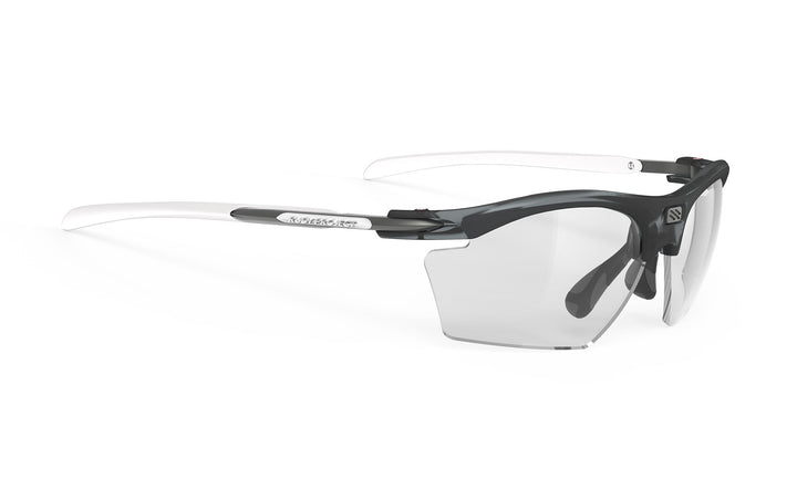Rudy Project Rydon Slim black and white sunglasses with clear lenses