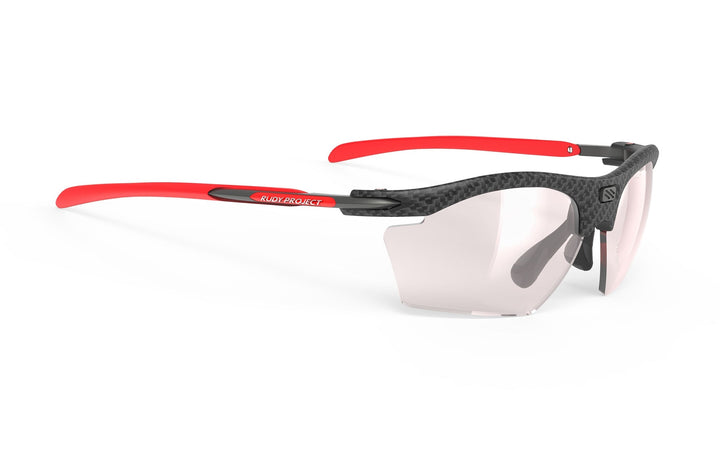 Rudy Project RYDON SLIM red black carbon fiber sunglasses with clear lenses