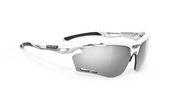 Silver and black Tifosi multi-lens sunglasses in Rudy Project PROPULSE