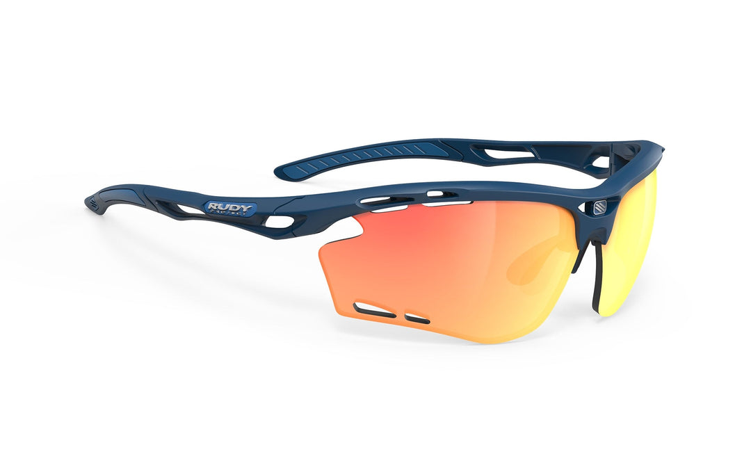 Blue and orange mirrored Rudy Project Propulse sunglasses