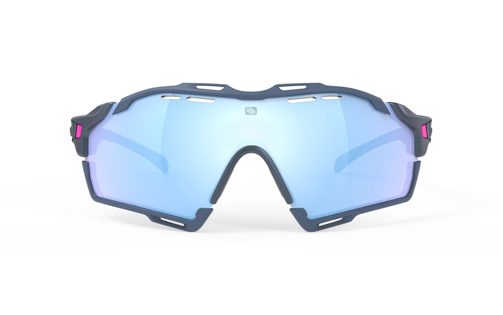 Rudy Project Cutline blue and pink matte sport sunglasses