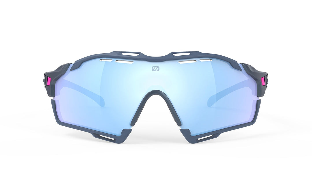 Rudy Project Cutline blue and pink matte sport sunglasses