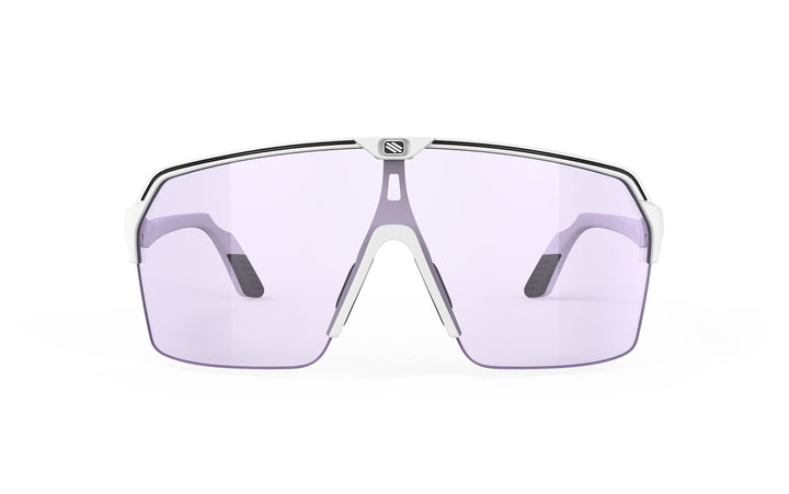 Silver and purple Rudy Project SPINSHIELD AIR aviator sunglasses