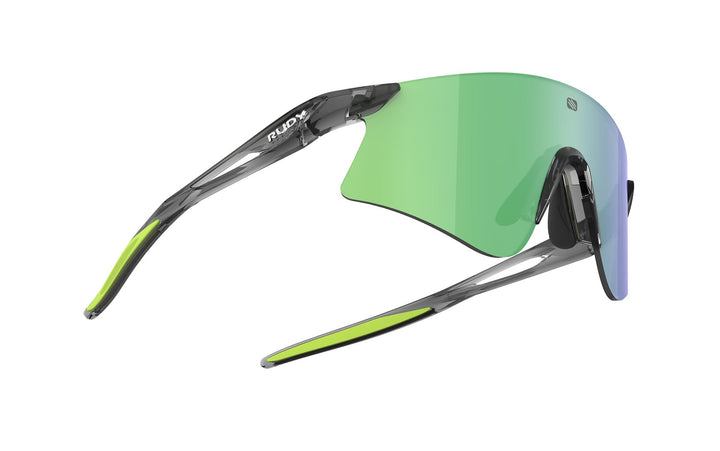 Rudy Project Astral black and green mirrored cycling sunglasses