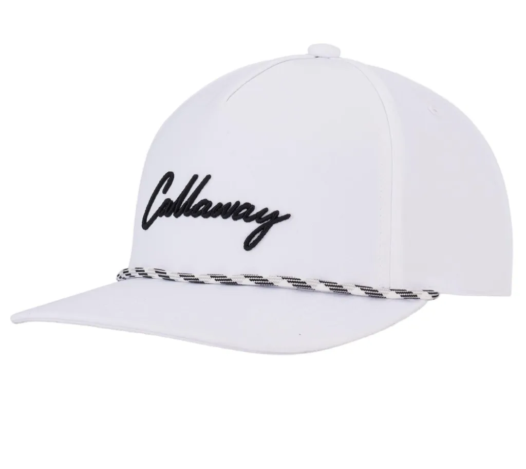 Callaway Mens Golf Cap | Birdie Rope | White...webp