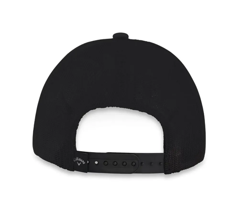 Callaway Men's Golf Cap | Playing Through | Trucker Black.webp