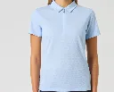 Daily Sport Womens Golf Shirt | Peoria SS | Blue.webp