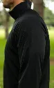 Custom Apparel Mens Golf Pullover | Quarter Zip | Black.webp