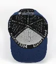 Custom Apparel Performance Peak Caps | Round Badge | Navy..webp