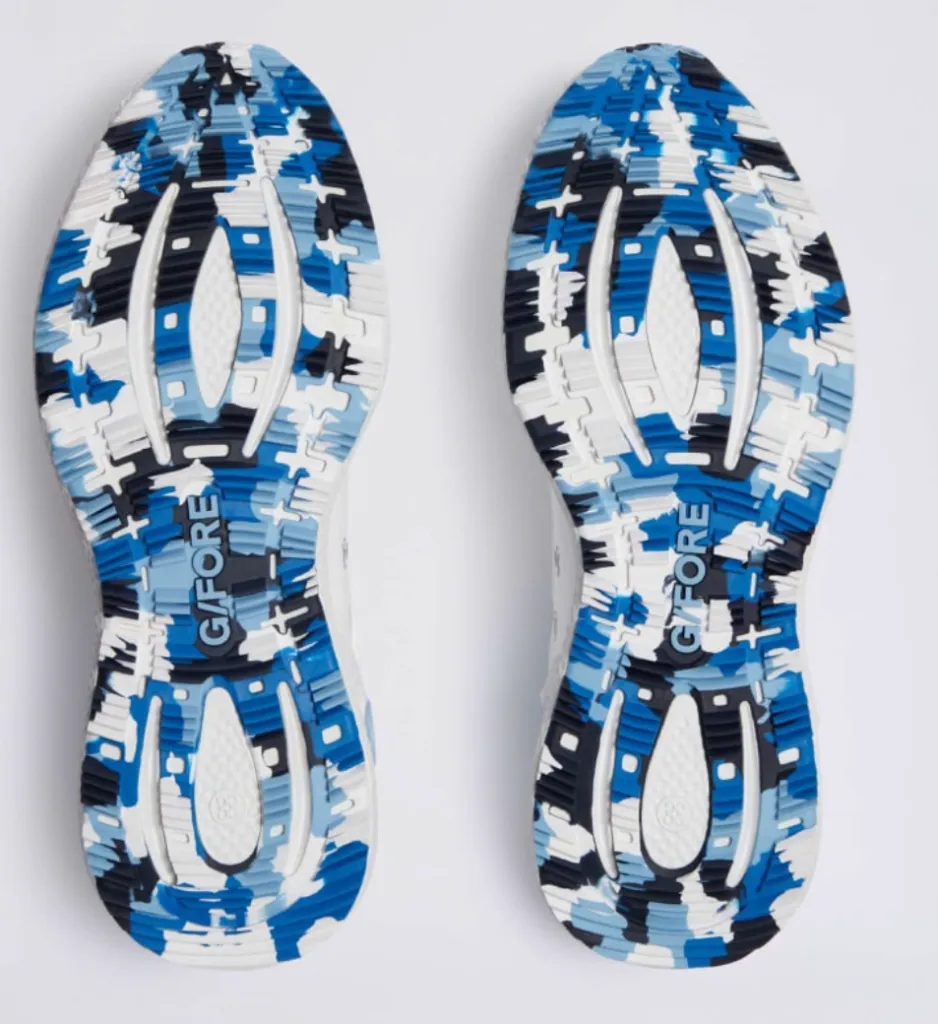 G Fore Womens Golf Shoe | MG4+ O2 | Gradient Skulls and Tees | Snow-Navy,,.webp
