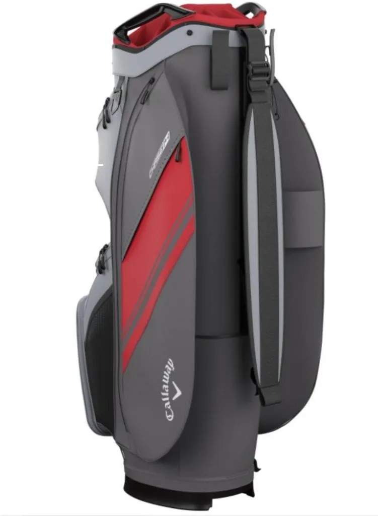 Callaway Golf Bag | Chase Cart 14 2025 | Steel Graphite Red.....webp