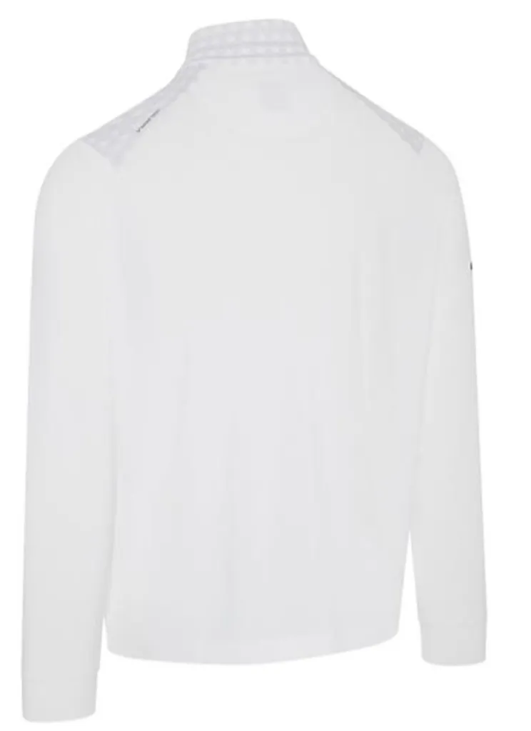 Callaway Men's Golf Midlayer | Odyssey Printed | White-Grey,.webp