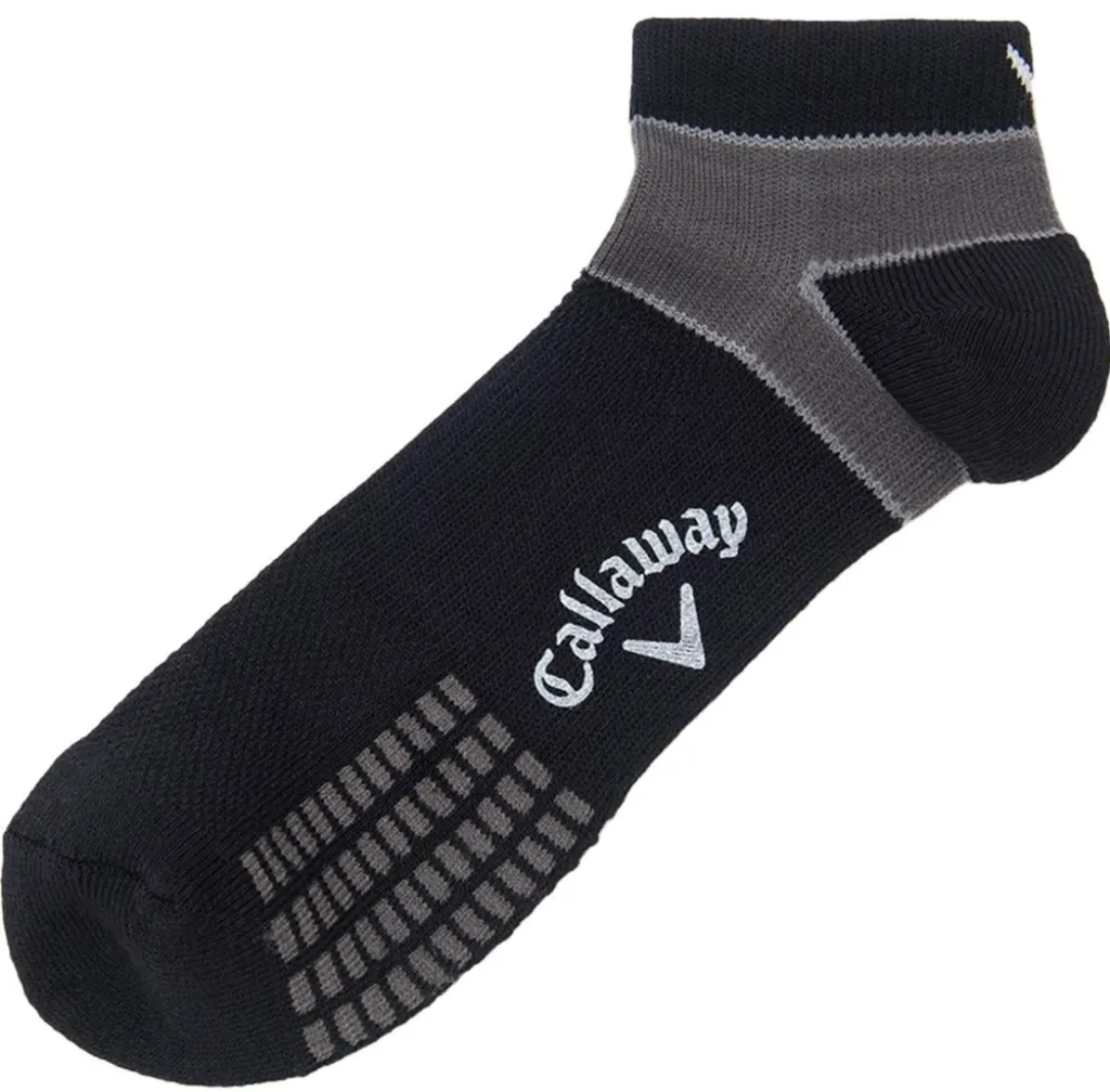 Callaway Golf Socks | Anklet | Black-Grey.webp