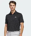 Adidas Mens Golf Shirt | Ultimate 365 Mesh Printed Polo | Black.webp