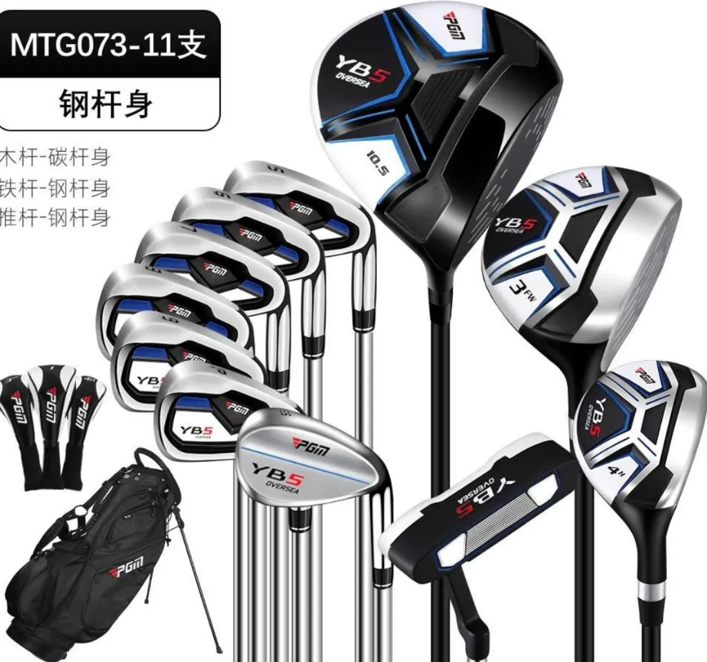 PGM Golf Clubs With Sunday Bag | 6 - SW with Putter | 11 Club Graphite Shaft.webp