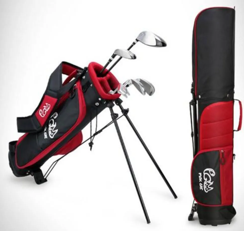 PGM Junior Set with Stand Bag | Right Hand | Red:Black:Pink.webp