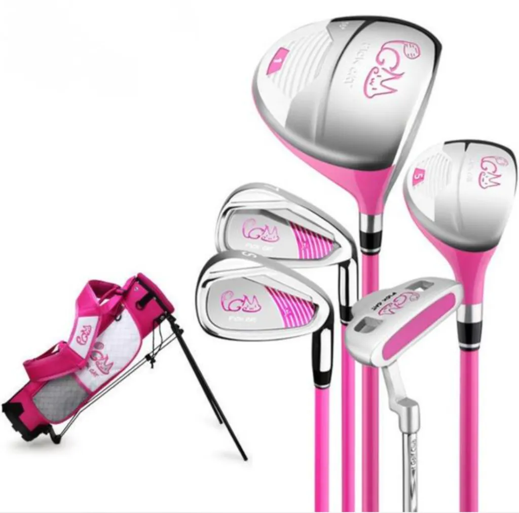 PGM Junior Set with Stand Bag | Right Hand | Red:Pink:Yellow.webp