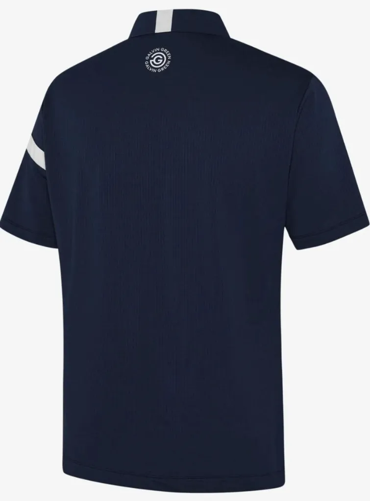Galvin Green Mens Golf Shirt | Morley | Navy:White..webp