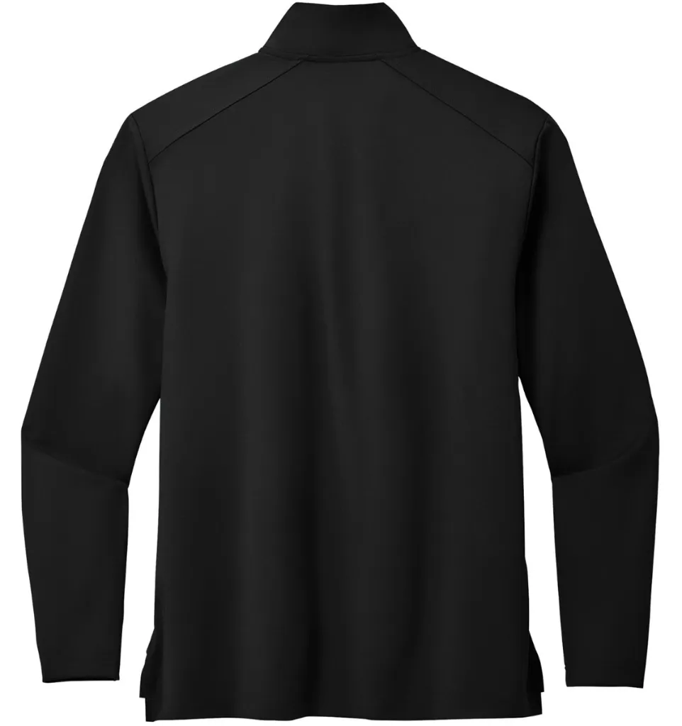 Custom Apparel Mens Jersey | Stay Warm | 1:4 Zip | Electric Black..webp