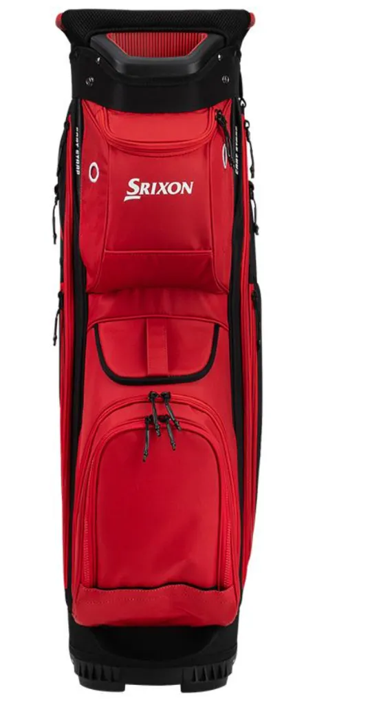 Srixon Golf Bag | Premium Cart | Black-Red.webp