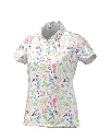 Cutter and Buck Womens Golf Shirts | Birdie Multi Print | Lime.webp