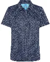 Cutter and Buck Womens Golf Shirts | Birdie Multi Print | Navy.webp